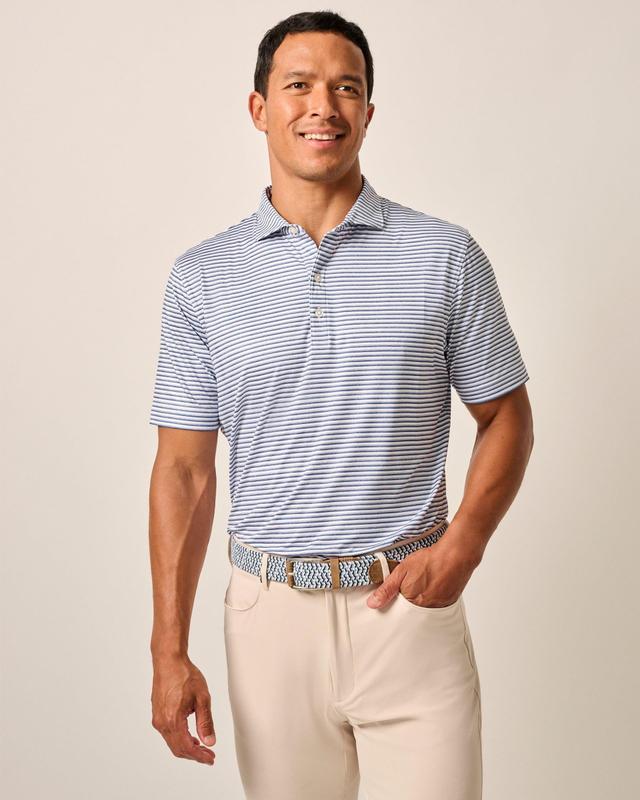 johnnie-O Featherweight Performance Polo - Warwick Stripe Product Image