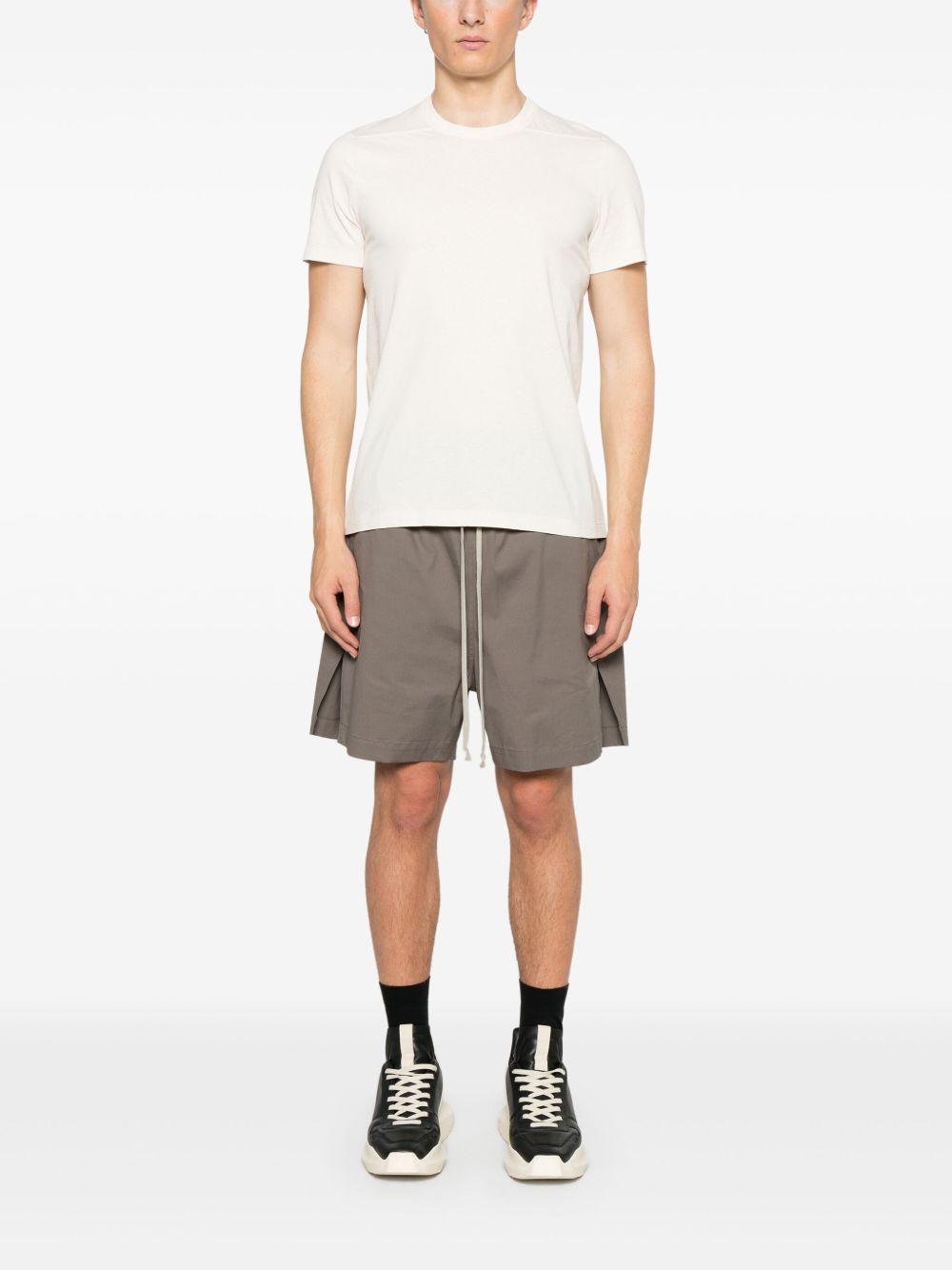 RICK OWENS Short Level T In Neutrals Product Image