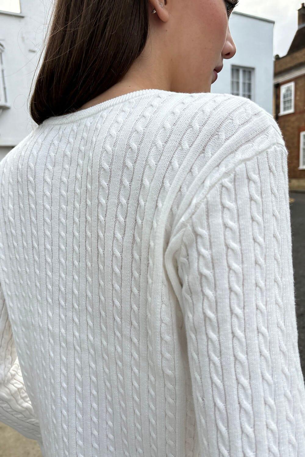 Zoe Cable Knit Cardigan Product Image