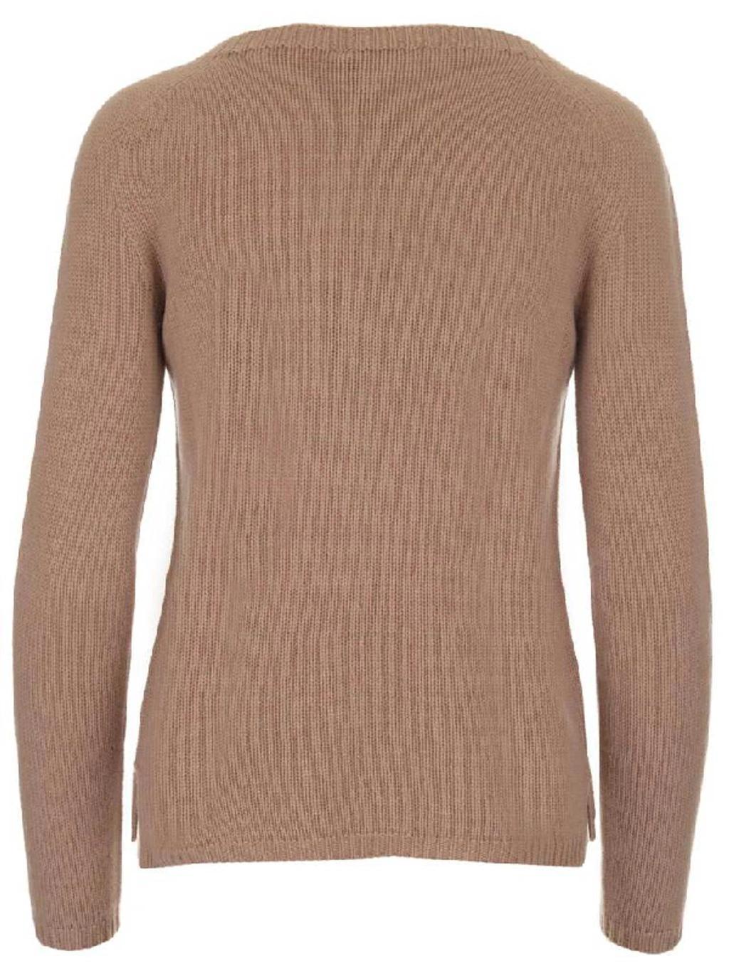 's  Crewneck Knitted Sweater In Brown Product Image