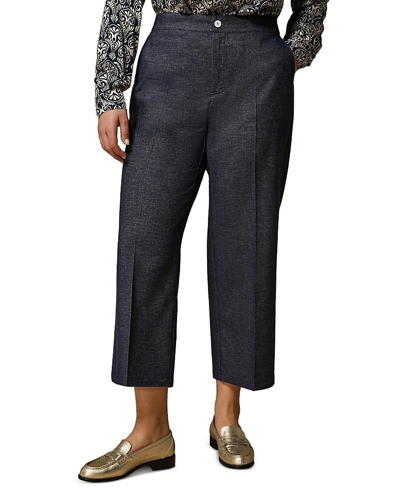 Womens Plus Acciuga Denim-Look Trousers Product Image