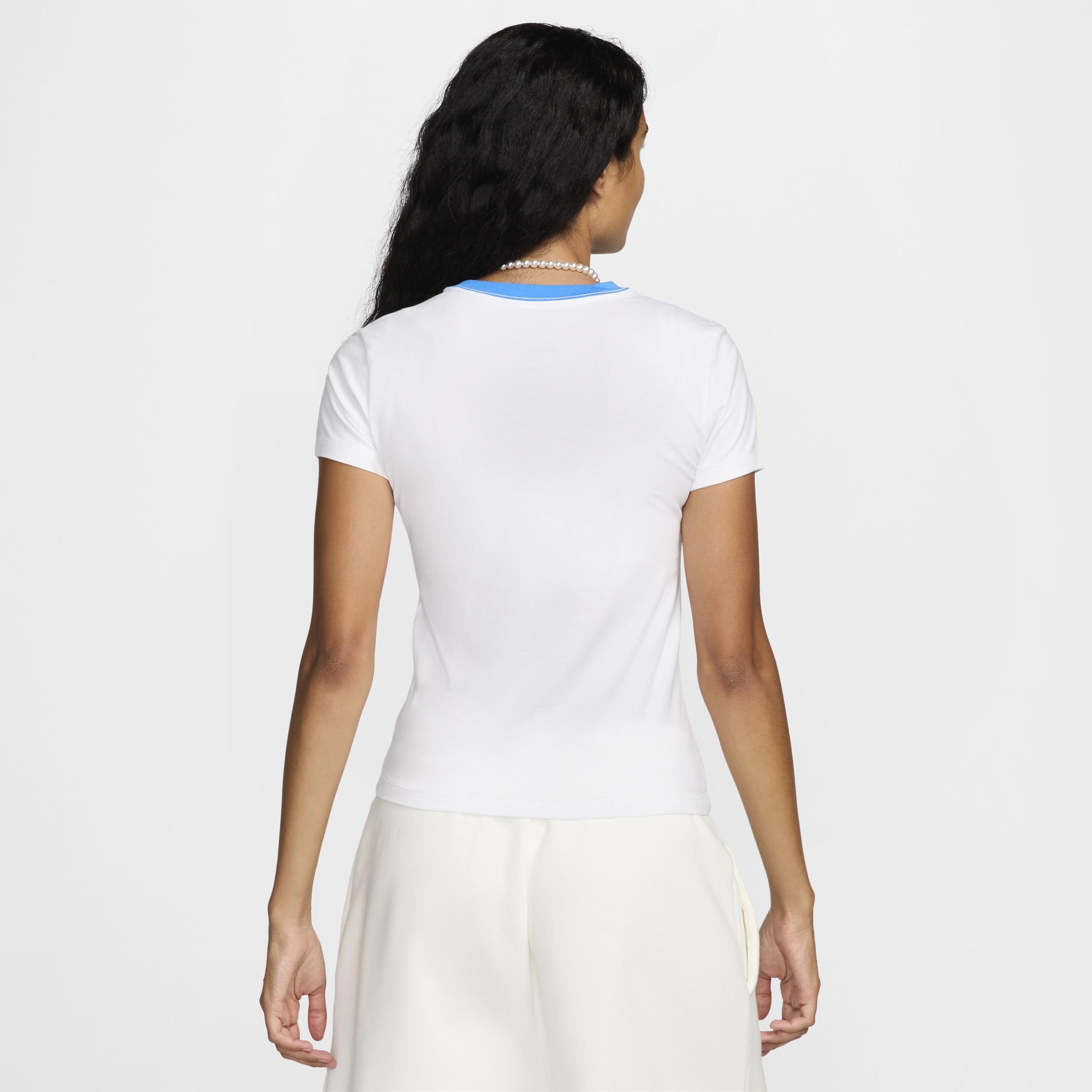 Nike Sportswear Chill Knit Women's Slim Cropped Tee Product Image