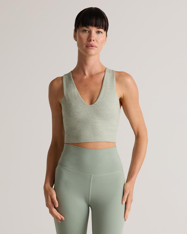 Ultra-Soft V-Neck Cropped Tank Product Image