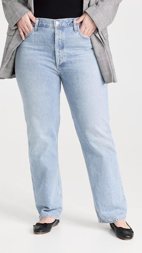 AGOLDE 90s Pinch Waist High Rise Straight Jeans | Shopbop Product Image