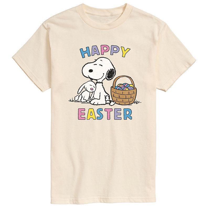 Mens Peanuts Snoopy And Bunny Graphic Tee Product Image