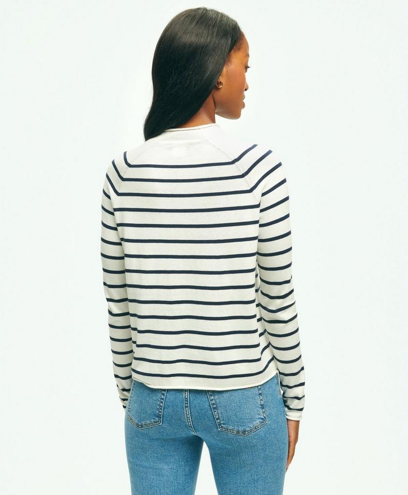 Mariner Striped Silk-Cotton Sweater Product Image