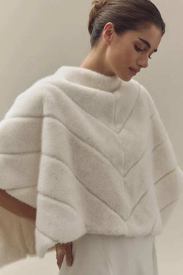 Theia Faux Fur Cape Product Image