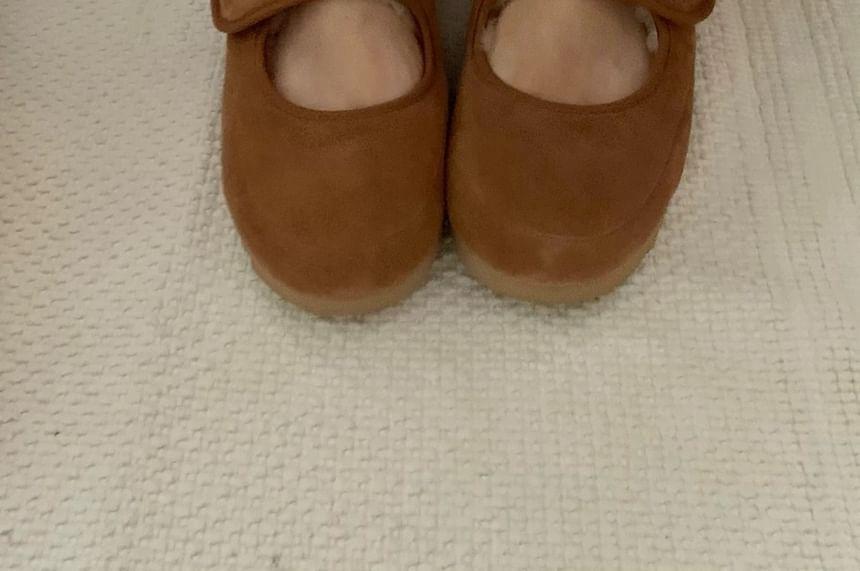 Plain Fleece-Lined Mules Product Image