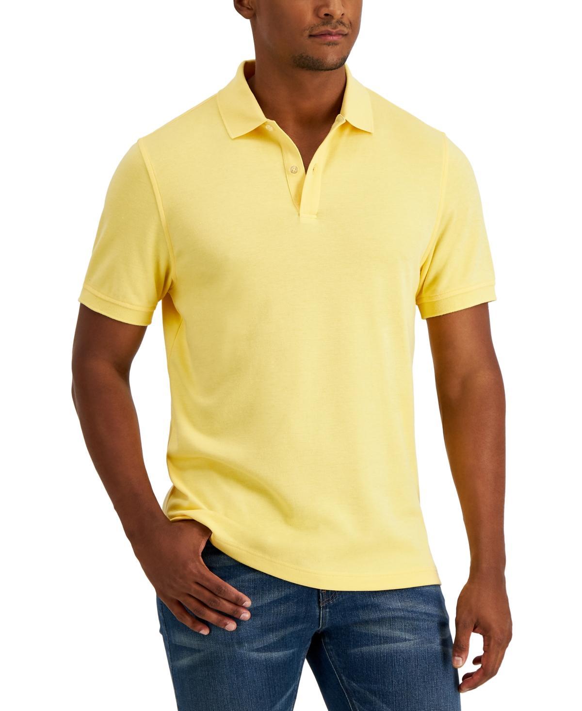 Club Room Mens Soft Touch Interlock Polo, Created for Macys Product Image