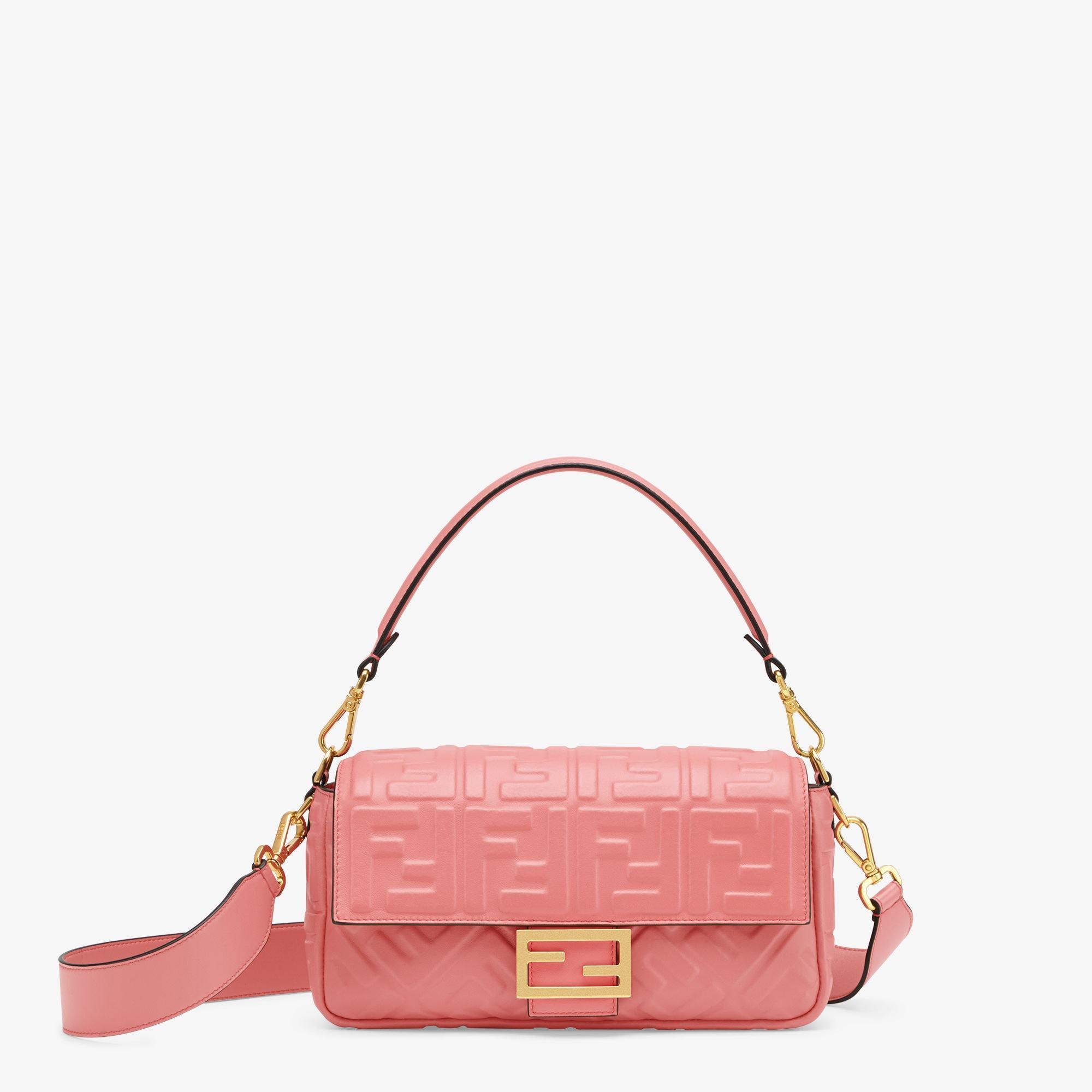 BaguettePink nappa leather bag Product Image