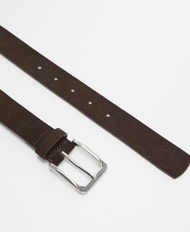 MANGO MAN - Suede belt khakiMen Product Image