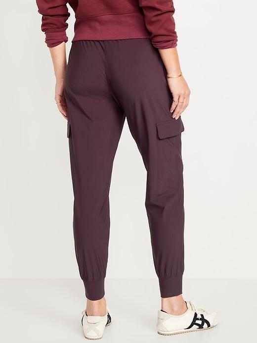 High-Waisted SleekTech Cargo Joggers Product Image