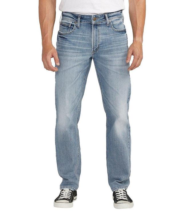 Silver Jeans Co. Eddie Classic Athletic Fit Tapered Leg MaxFlex Denim Jeans Product Image