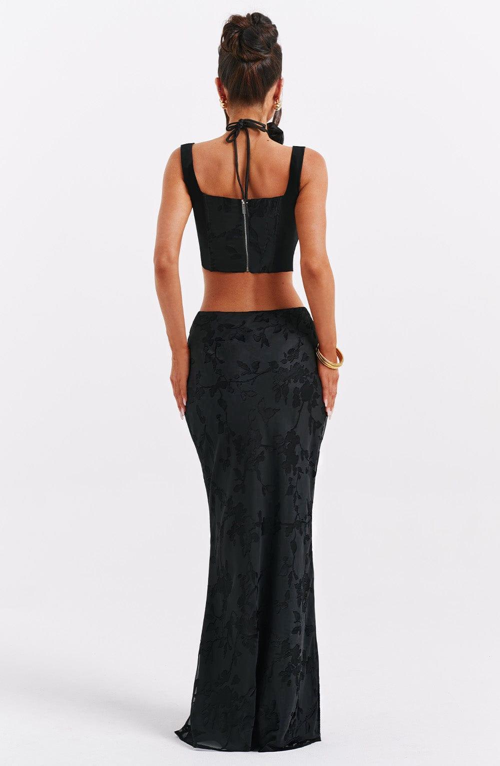 Elizabeth Maxi Skirt - Black Product Image