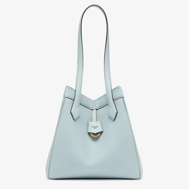 Fendi Origami MediumLight blue leather bag that can be transformed Product Image