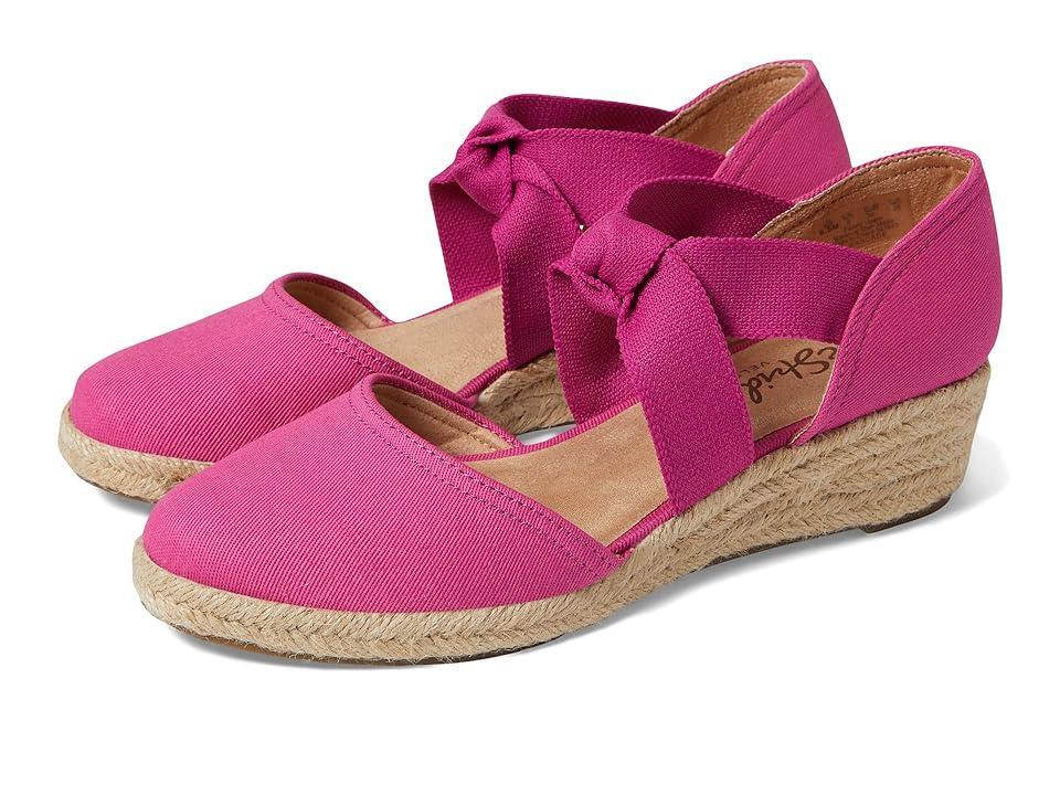 LifeStride Kascade Womens Wedge Sandals Dark Pink Product Image