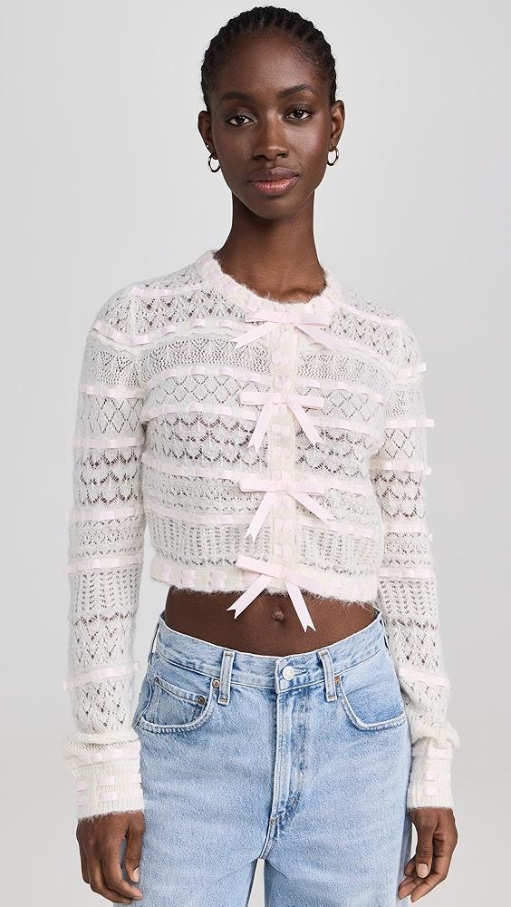 LoveShackFancy Roselline Cardigan | Shopbop product image