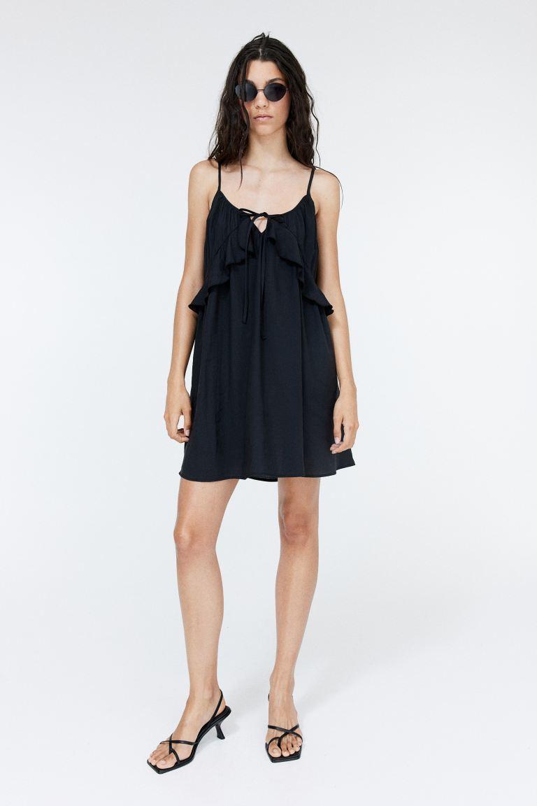 Modal-blend Flounce-trimmed Dress Product Image