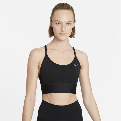 Nike Womens Dri-FIT Indy LL Bra - Black/White Product Image