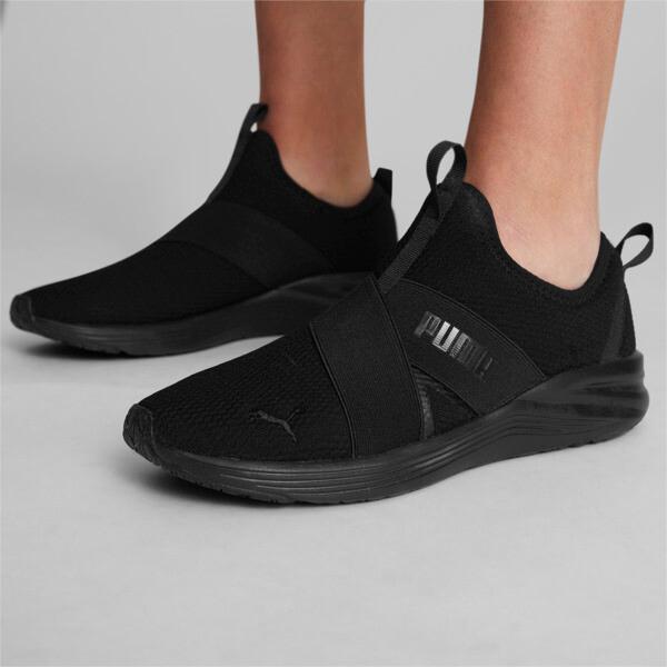 PUMA Better Foam Prowl Slip-On Wide Women's Training Shoes in Black Product Image