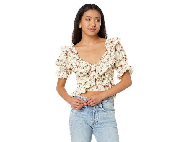 Free People Favorite Girl Top (Tea Combo) Women's Clothing Product Image