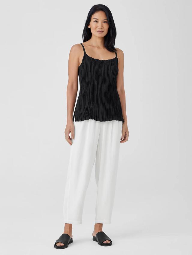 EILEEN FISHER Silk Georgette Crepe Lantern Pantfemale Product Image