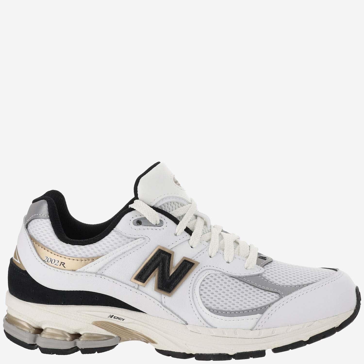 NEW BALANCE Sneakers 2002r In White/black/gold Product Image