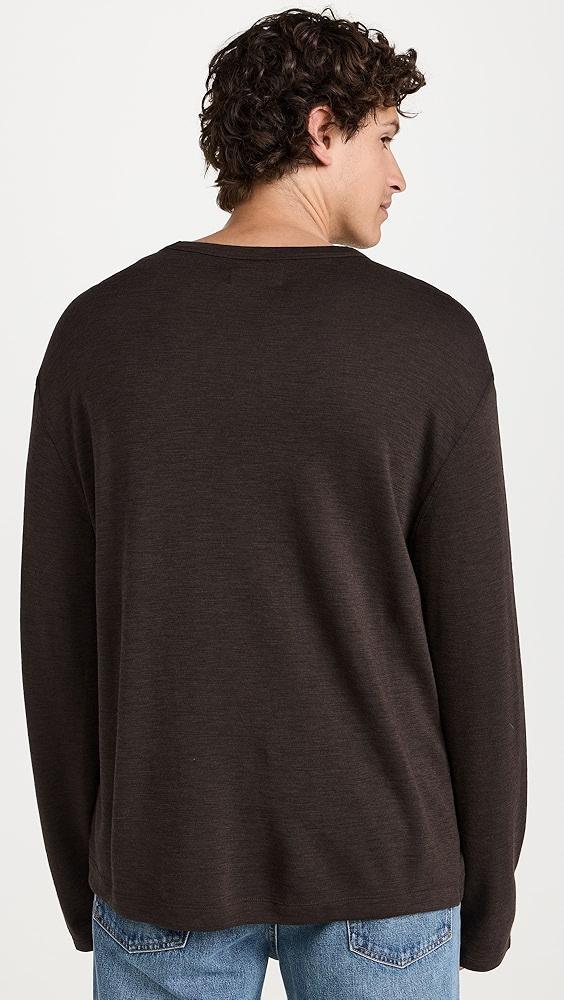 Officine Generale Benny Double Face Felted Wool Tee | Shopbop Product Image