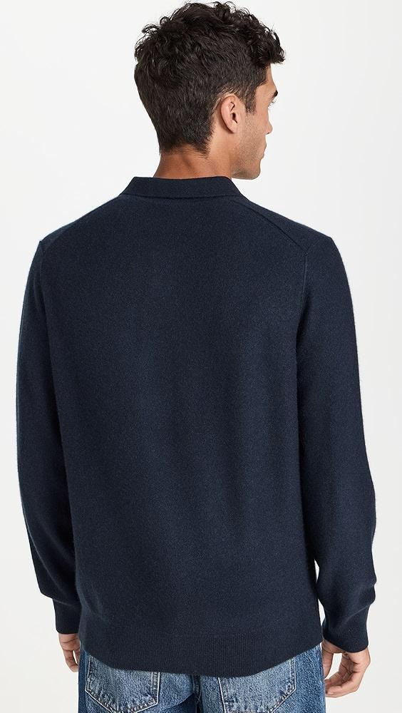 Vince Boiled Cashmere Johnny Collar Sweater | Shopbop Product Image