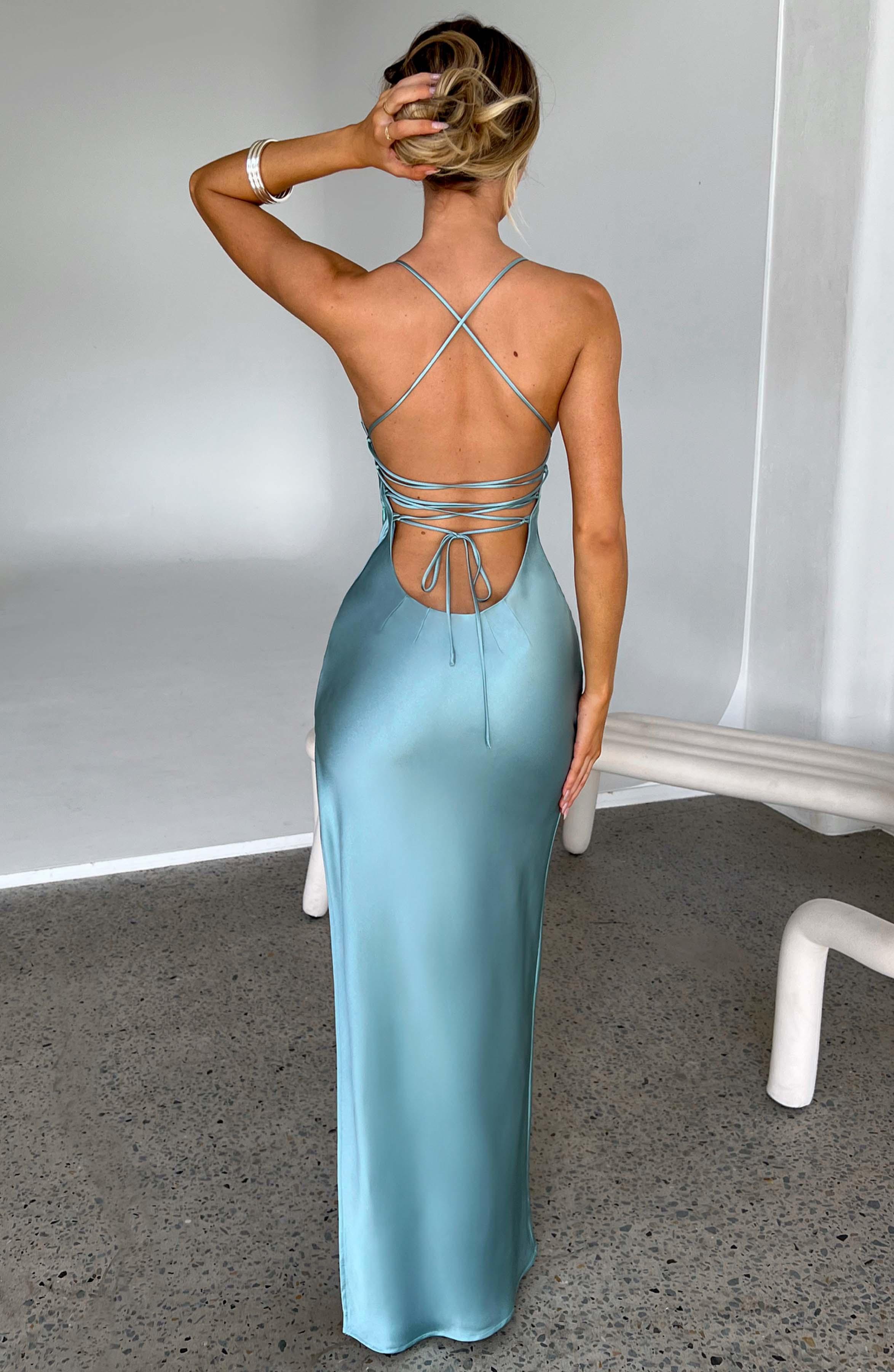 Makalita Maxi Dress - Turquoise Product Image