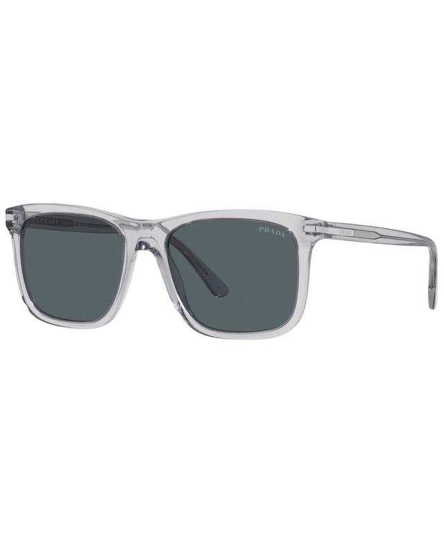 Prada Square Mens Sunglasses, Pr 18WS - GREY CRYSTAL Product Image