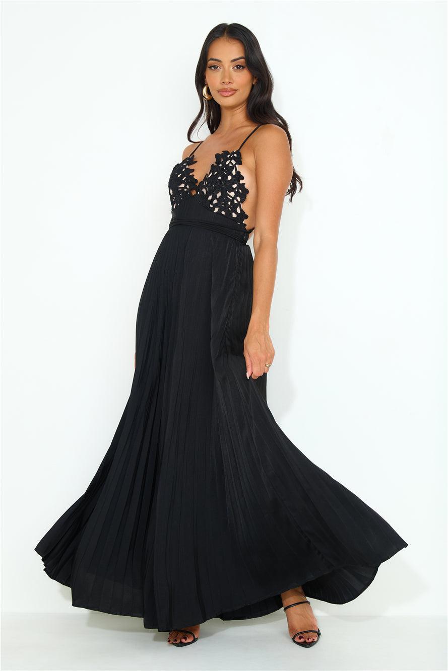 Want And Need Maxi Dress Black Product Image