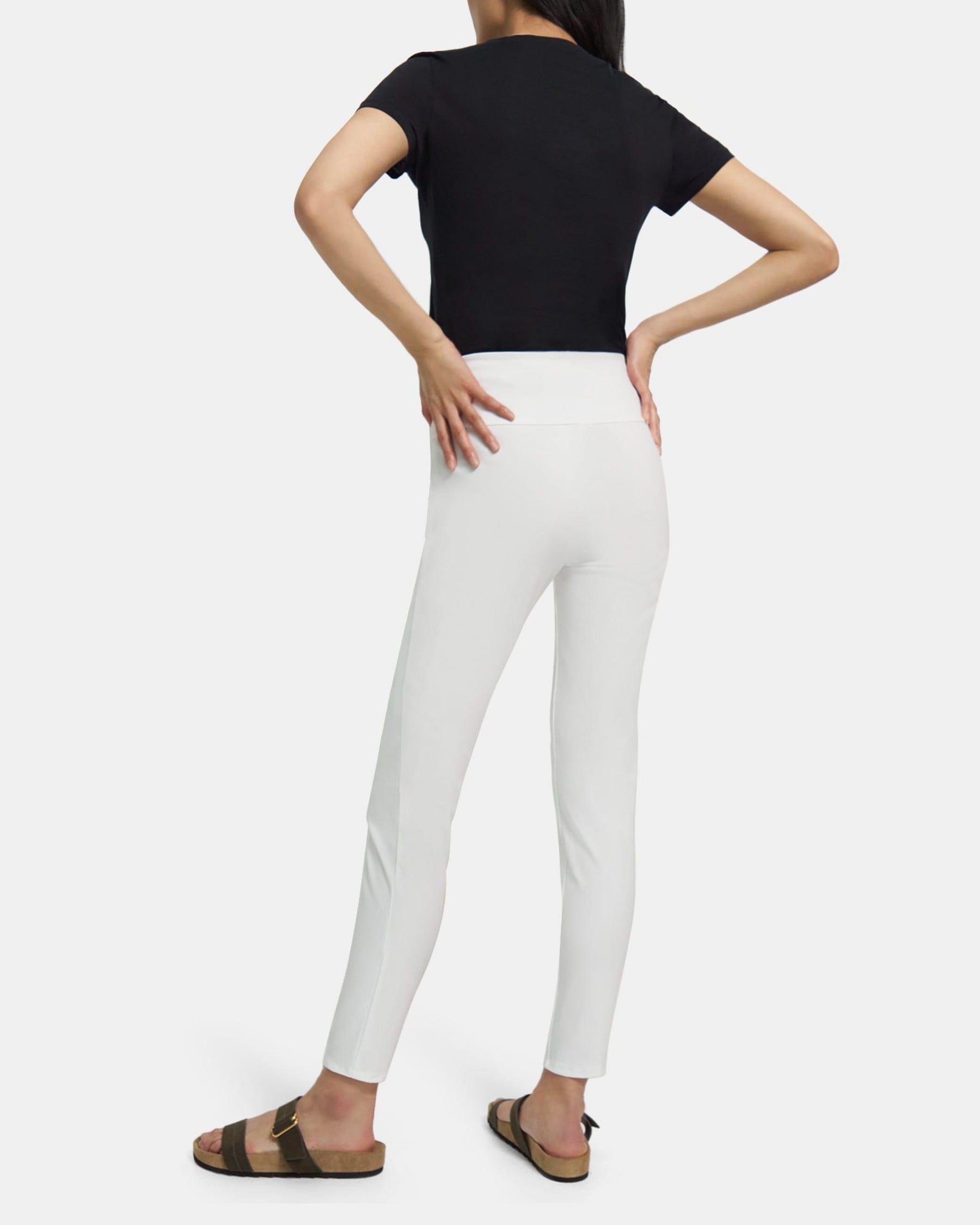 Yoke Legging in Stretch Cotton Product Image