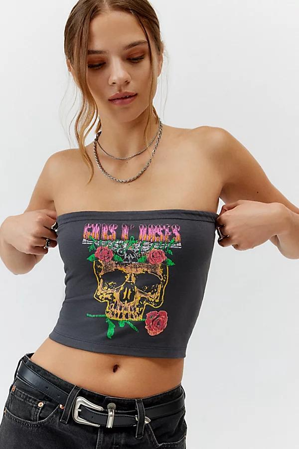 Guns N Roses Graphic Tube Top Womens at Urban Outfitters Product Image