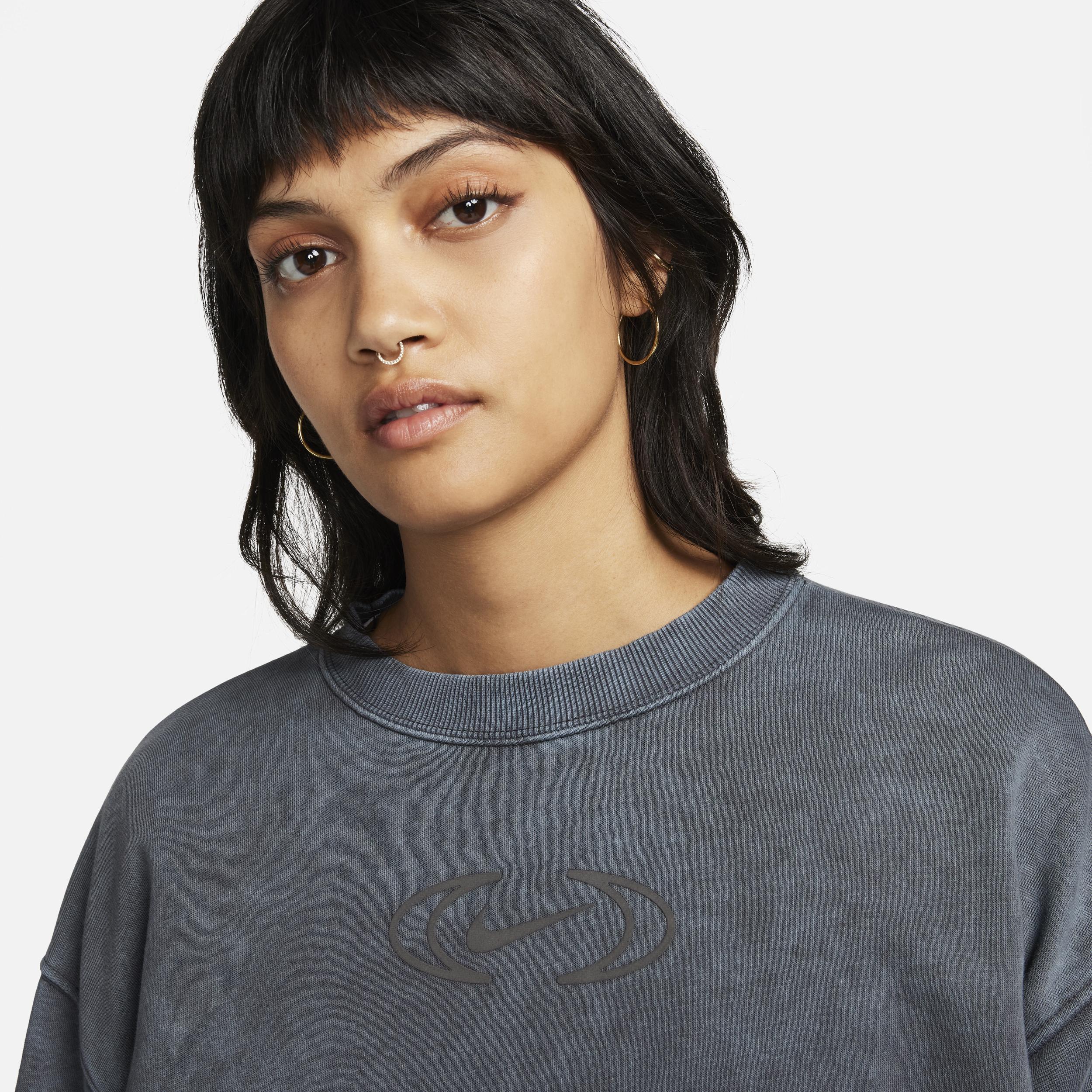 Women's Nike Sportswear Phoenix Fleece Oversized Crew-Neck Sweatshirt Product Image