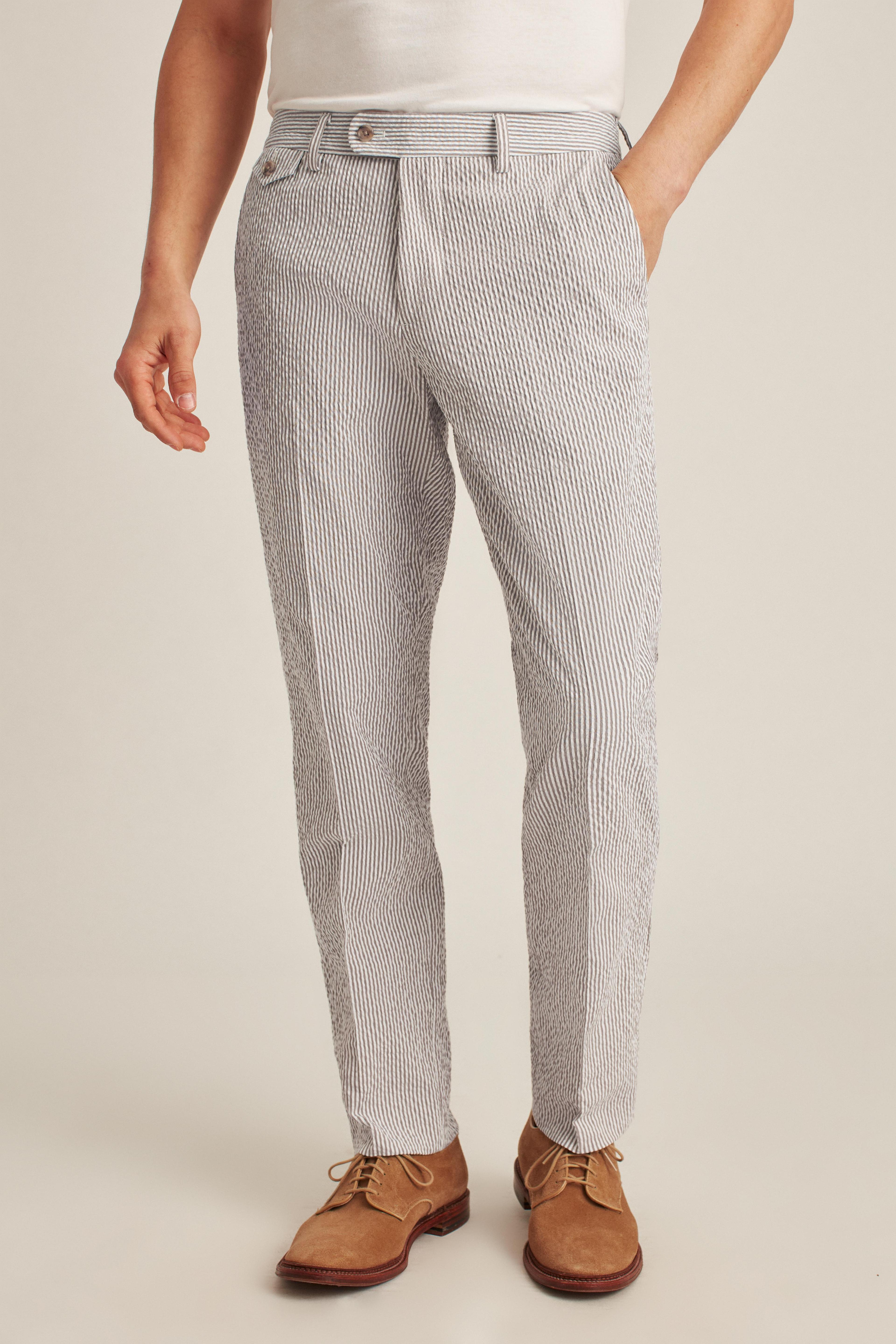 Italian Stretch Seersucker Suit Pant Product Image