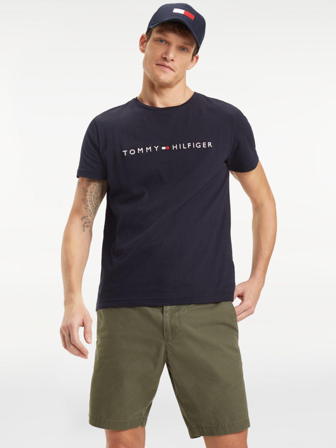 Tommy Hilfiger Men's Embroidered Tommy Logo T-Shirt Product Image