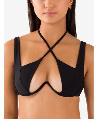 Womens Heart Bikini Top Product Image