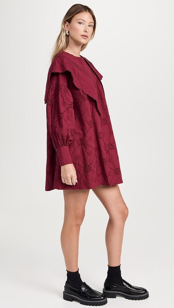 Damson Madder Clementine Collared Mini Dress | Shopbop Product Image