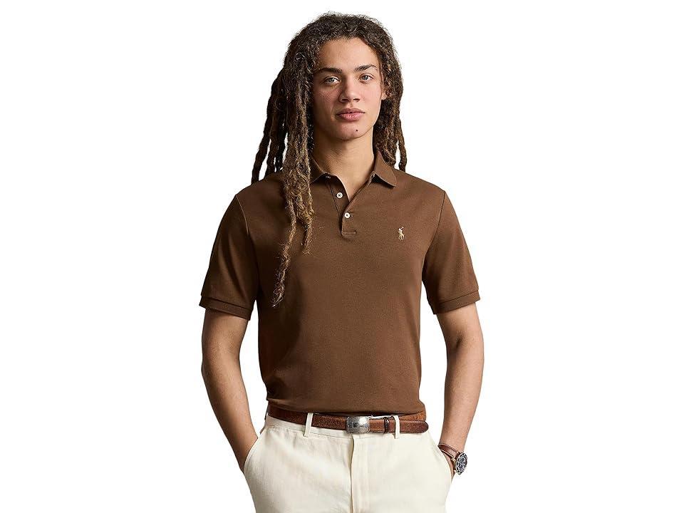 Polo Ralph Lauren Classic Fit Soft Cotton Polo Shirt (Pale Russet) Men's Clothing Product Image