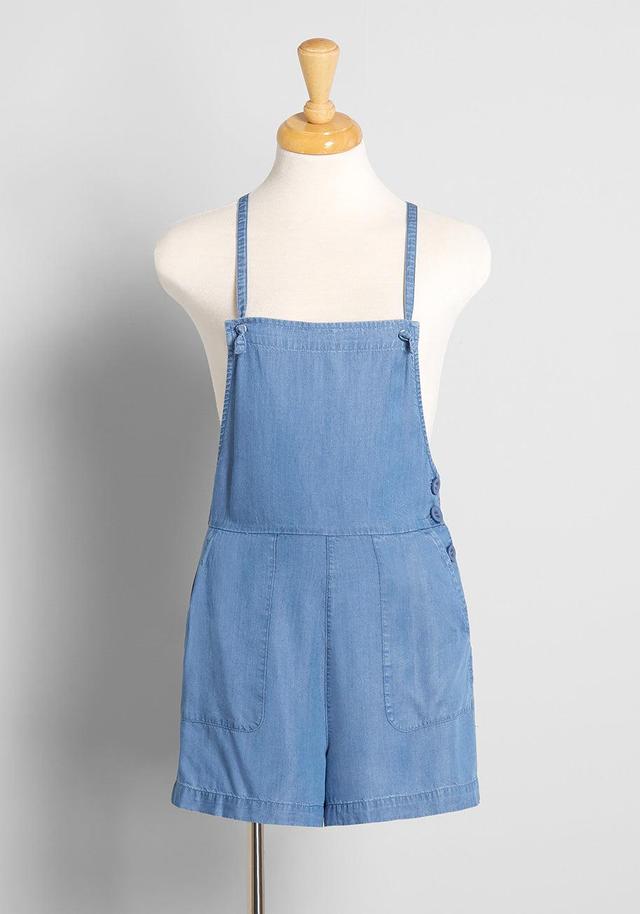 Utility Shortall Chambray Blue Product Image