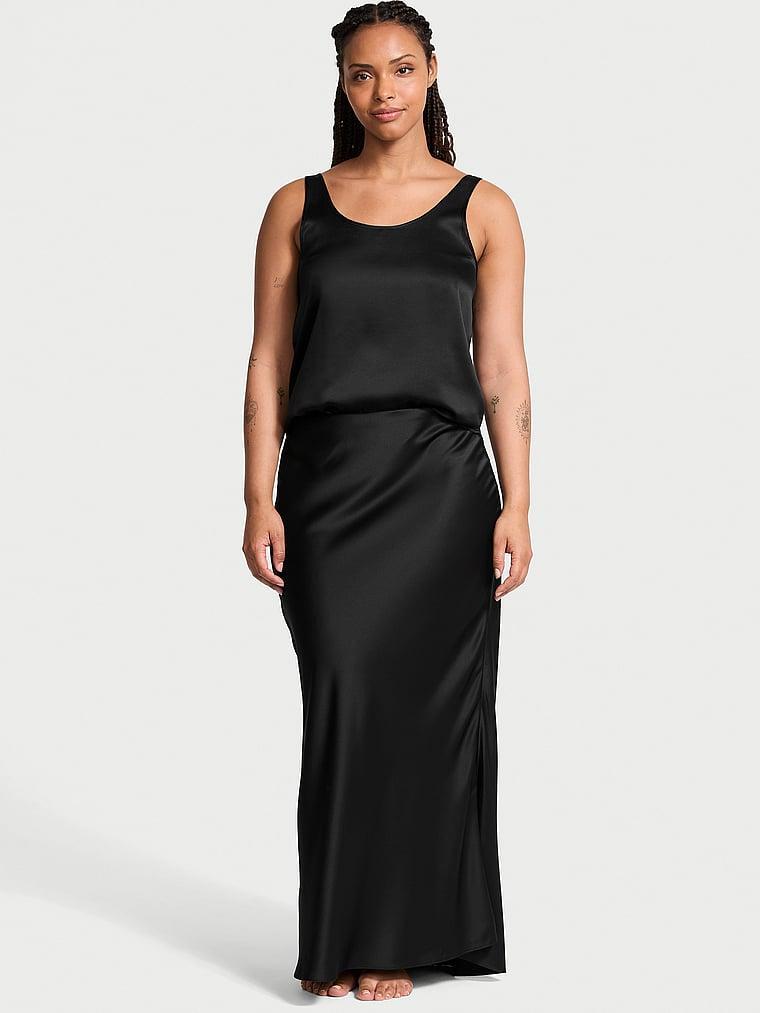 Satin Maxi Skirt Product Image