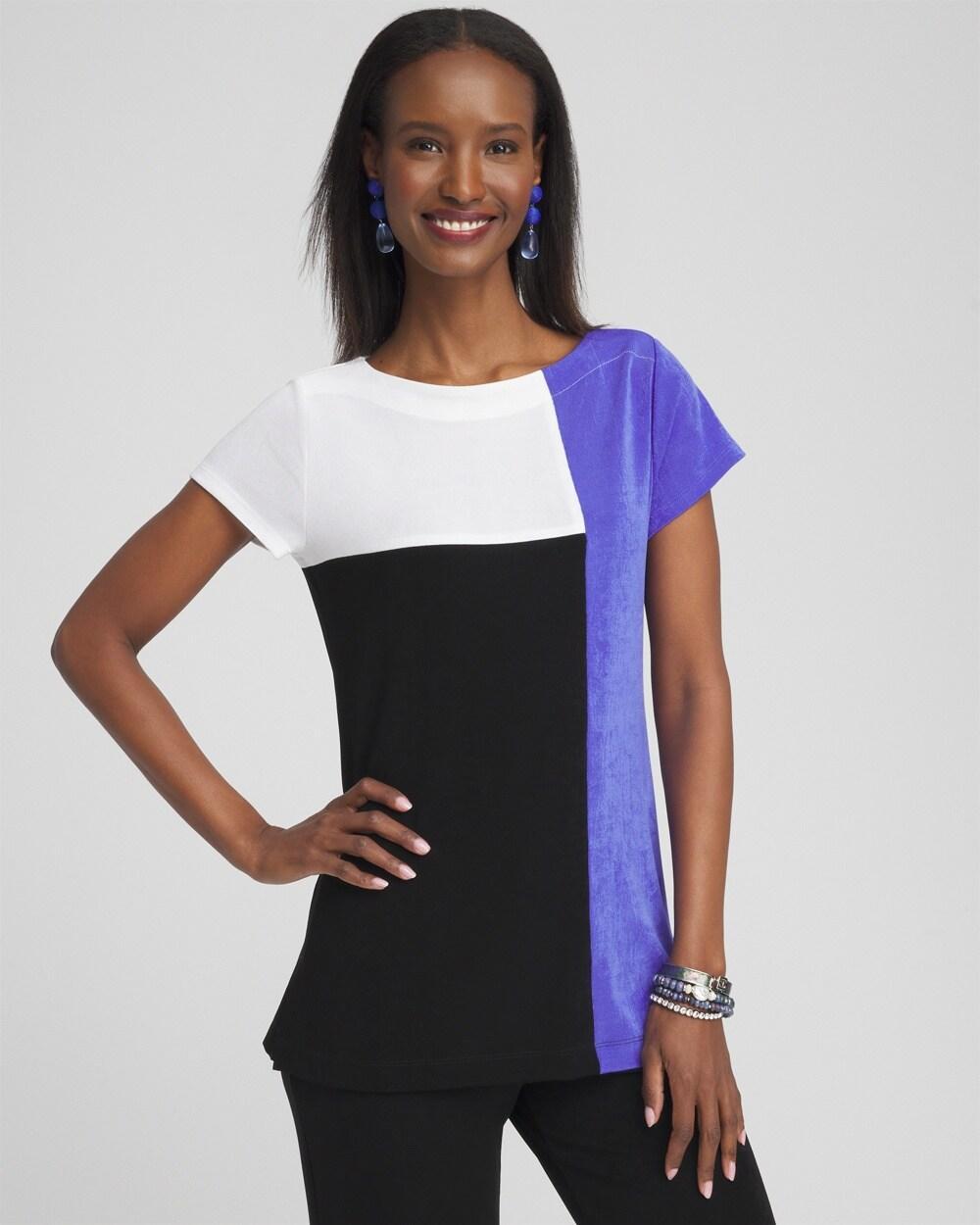 Women's Travelers Colorblock Tunic Top Product Image