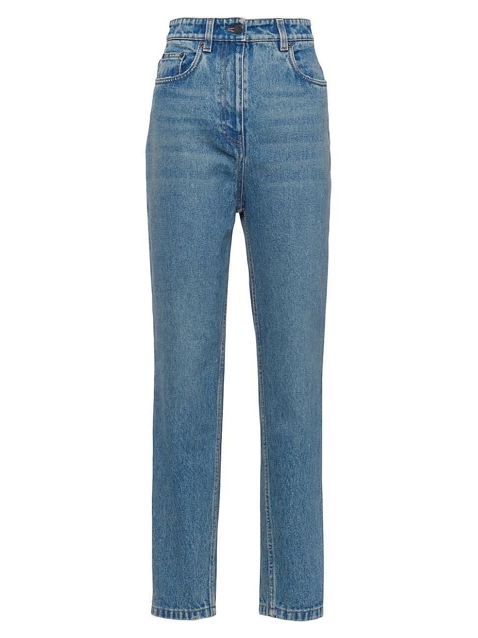 Womens Five-Pocket Denim Jeans product image