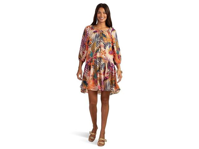 Womens Majorelle Floral Tassel Minidress Product Image