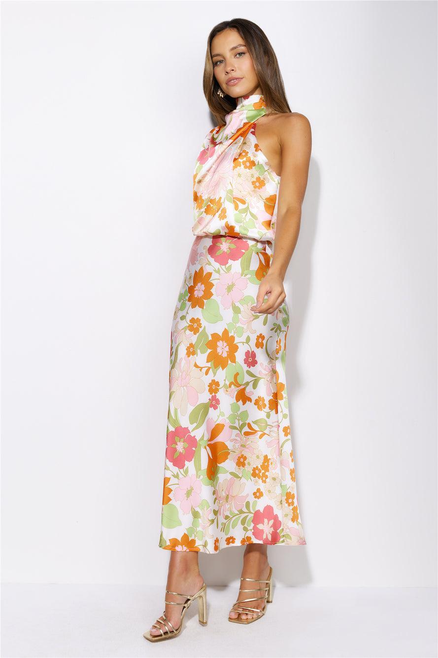 Magical Vibes Maxi Dress Floral  Product Image