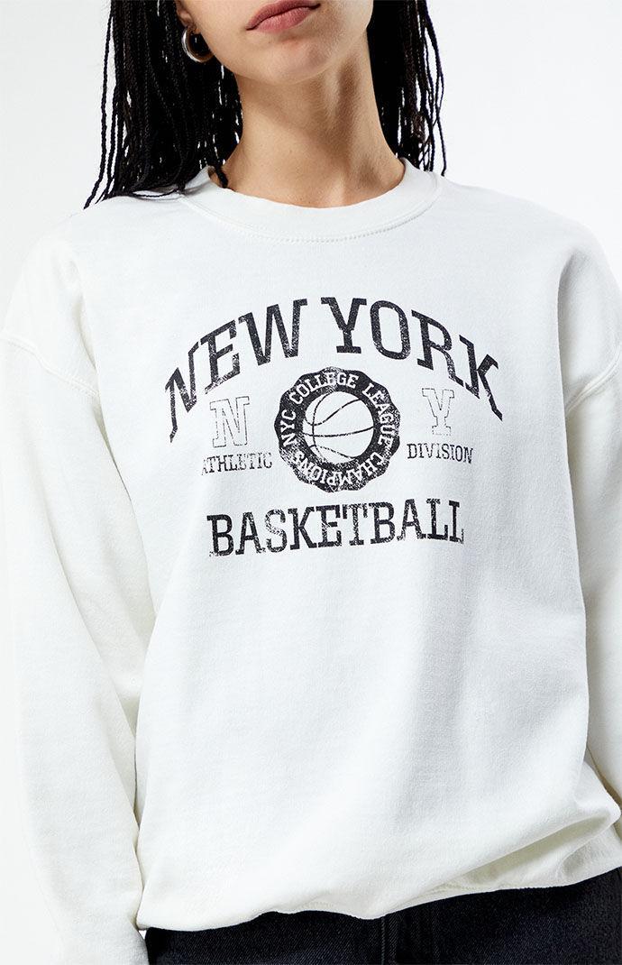 Golden Hour Women's Basketball NYC Crew Neck Sweatshirt Product Image