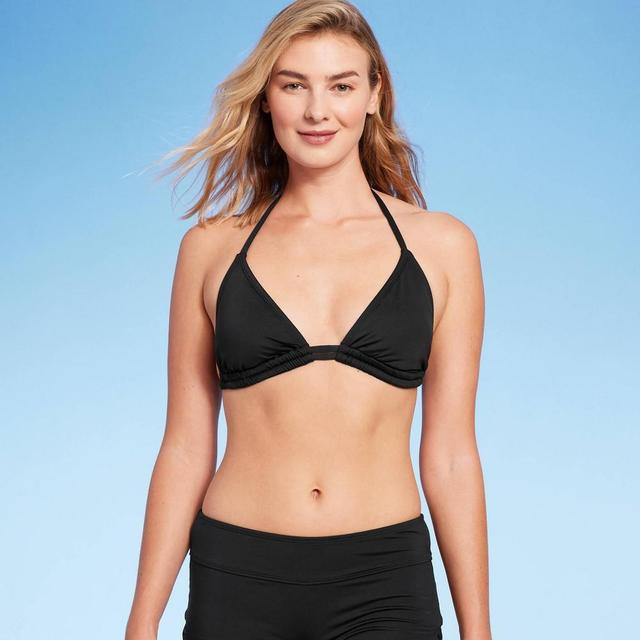 Womens Double Tunnel Bikini Top - Kona Sol Black L Product Image