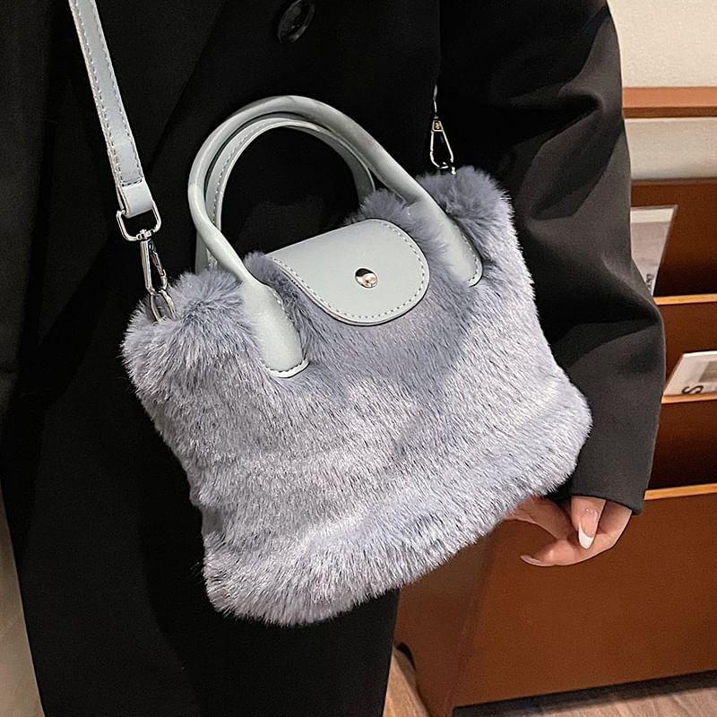 Fleece Crossbody Bag Product Image