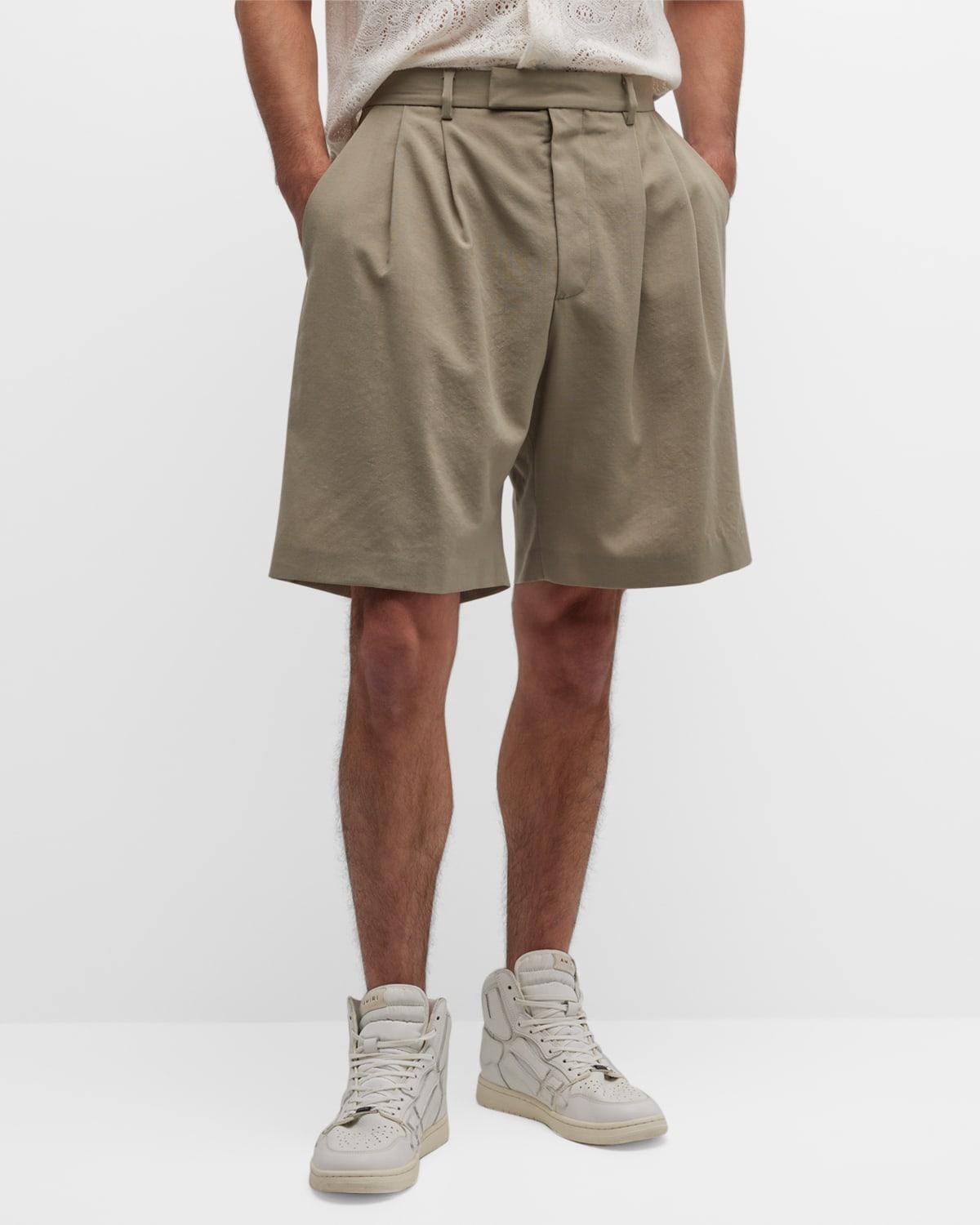 Mens Double Pleated Shorts product image